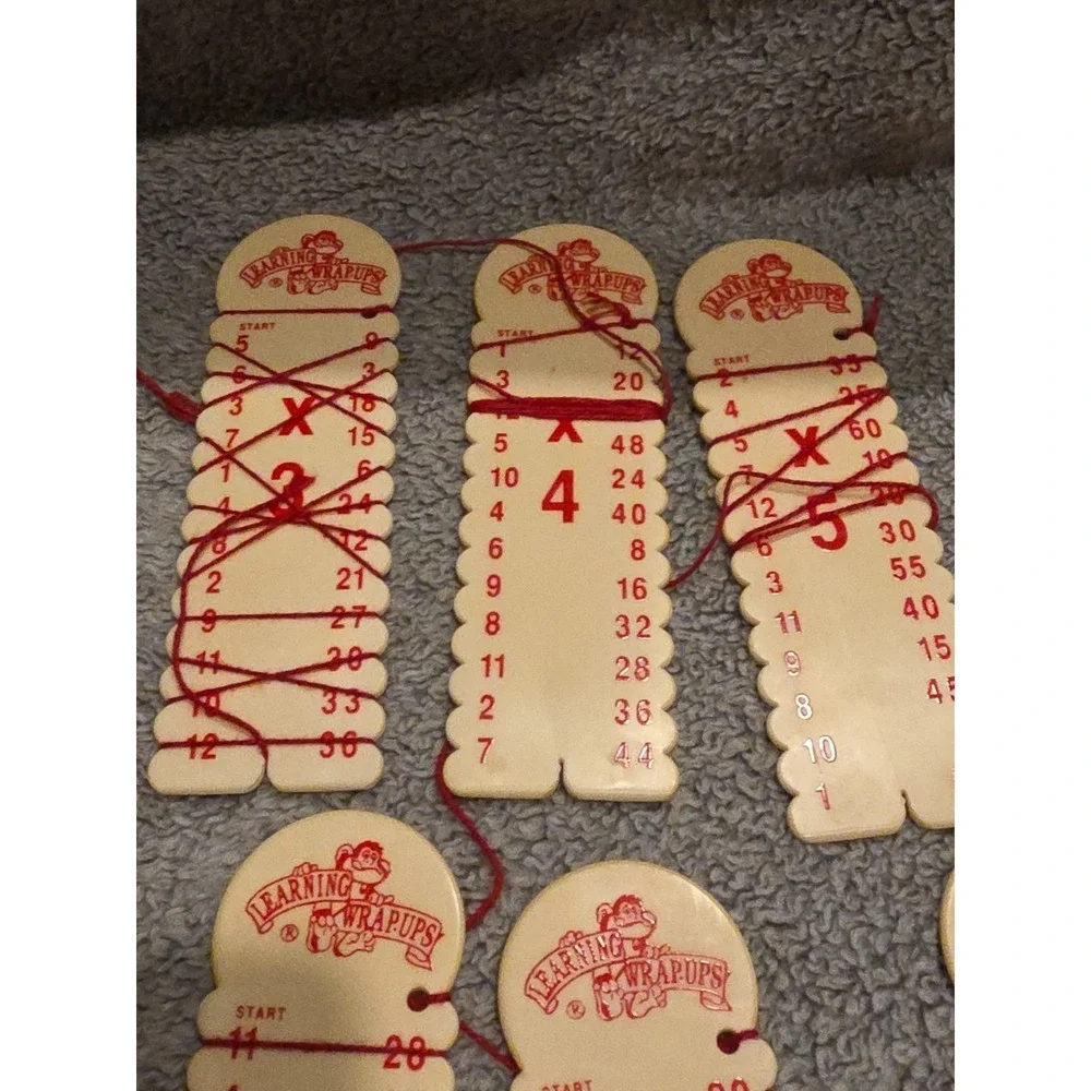 Learning Wrap Ups 3 Thru 9 Multiplication Math Tools Learning
